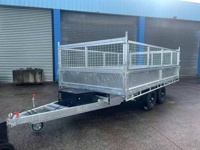 X-TRAILERS 14X7 Hydraulic 3-Way Tipper FlatTop62868836628865114