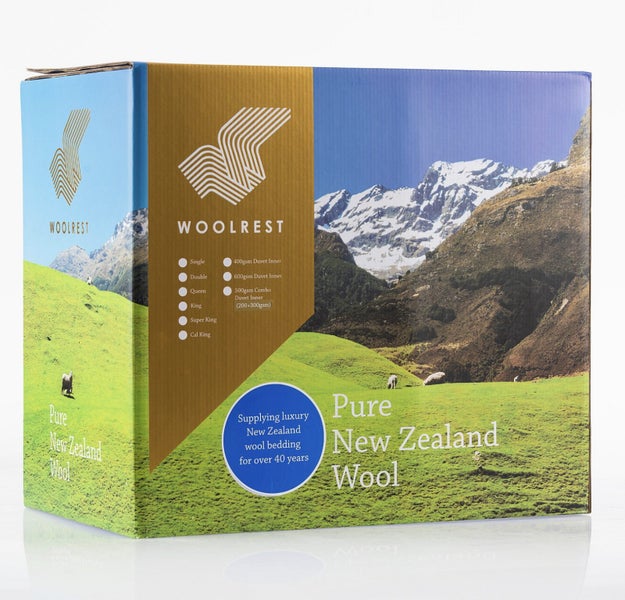 Woolrest 400gsm NZ Wool Duvet Inner Super King NEW!! Carousel 1
