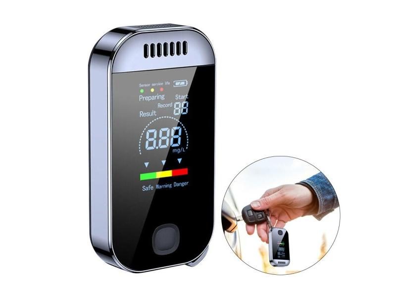 Portable Alcohol Tester Digital Breath Alcohol Tester Professional Breathalyzer Carousel 1