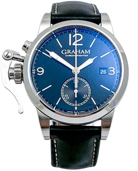 Graham ChronoFighter Chronograph Automatic Steel Mens Wristwatch Ref AN-2CAS B&P Carousel 2