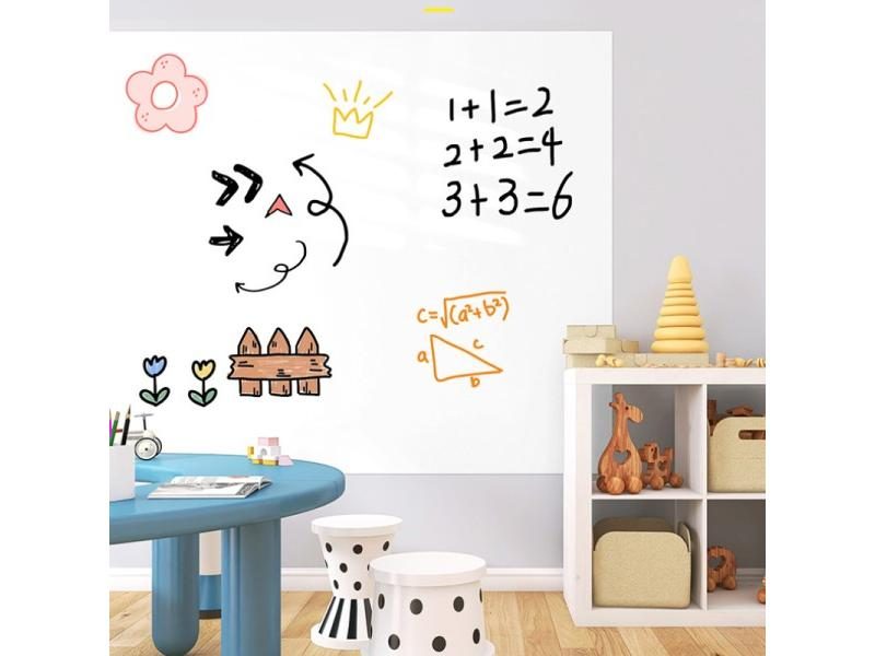 Premium Whiteboard Wall Sticker Static Cling No Adhesive No Damage To Wall Easy Carousel 2