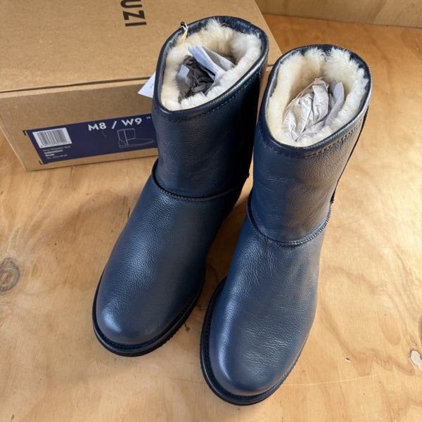 Keuzi Midnight Blue Sheepskin Boots Mens 8/Womens 9629500046753291129