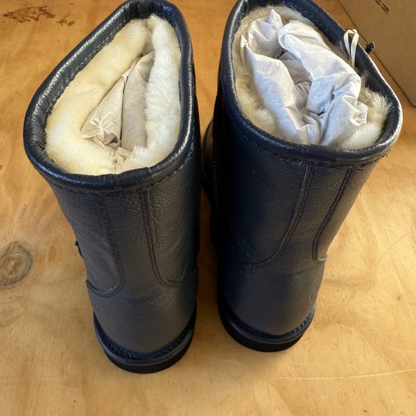 Keuzi Midnight Blue Sheepskin Boots Mens 4/Womens 562960721367681112