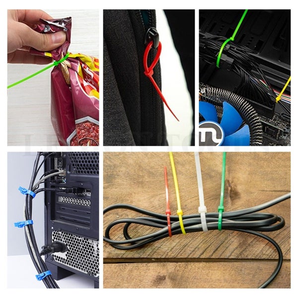 Cable Ties Mixed Colour Carousel 8