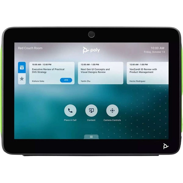 HP Poly TC10 10.1" PoE Touch Console (Black) Carousel 4