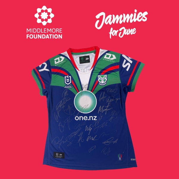 Middlemore's Kidz First Hospital Fundraiser - Warriors 2024 Team - Signed Jersey Carousel 1