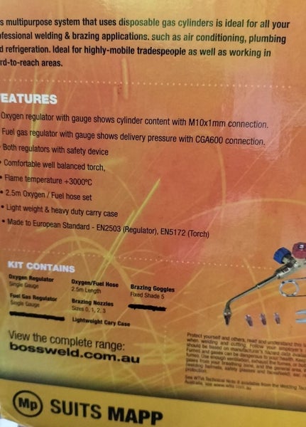 BOSSWELD MAP PRO BRAZING AND HEATING KIT Carousel 3