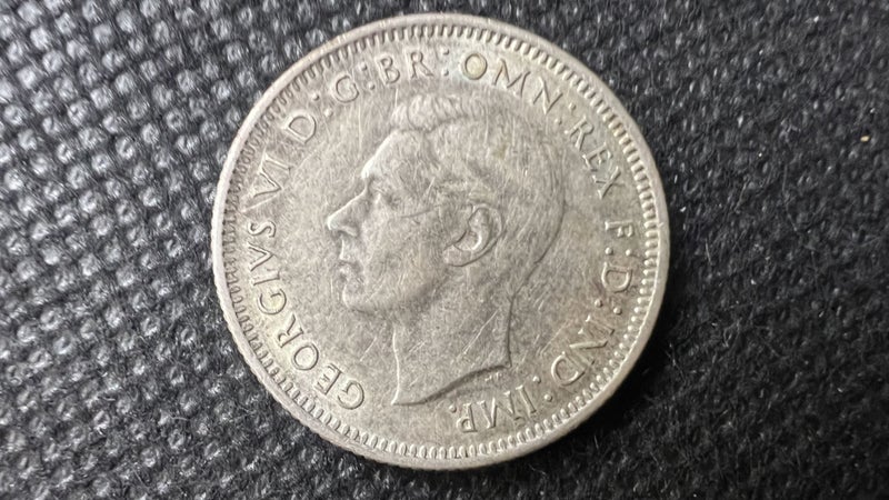1939 Australia Shilling – George VI Ram's Head Silver Coin - Lot E487 Carousel 2