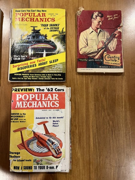 Popular Mechanic Magazines62971968890881112