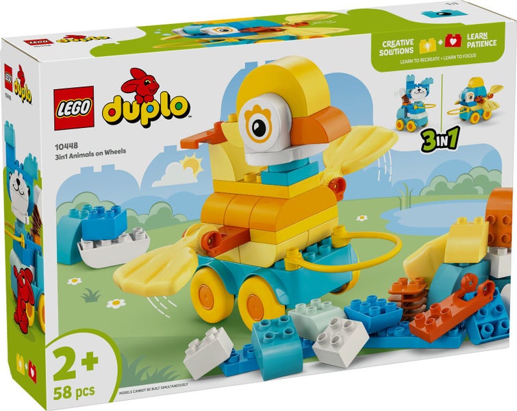 LEGO DUPLO: 3-In-1 Animals on Wheels - (10448) Carousel 5