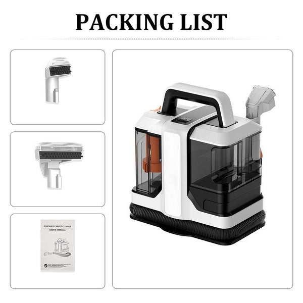 15Kpa Portable Carpet Cleaner with Dual Brushhead Upholstery Shampooer W05 Carousel 8
