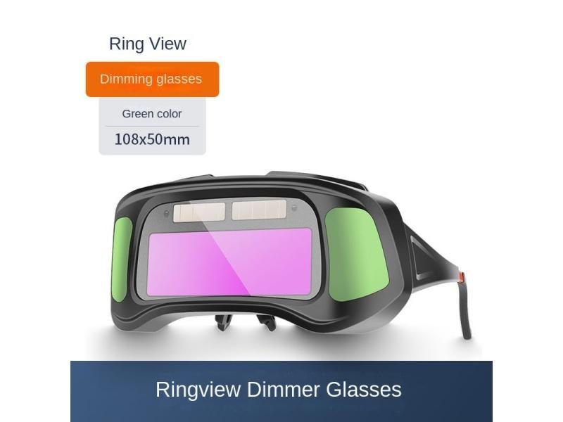 True Color Smart Auto Darkening Welding Goggles With Clear Inner Lenses Solar Carousel 1