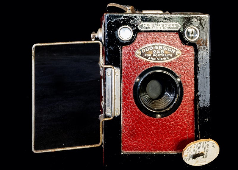 Antique Houghton-Butcher Duo-Ensign 2 ¼ roll film box camera Carousel 2