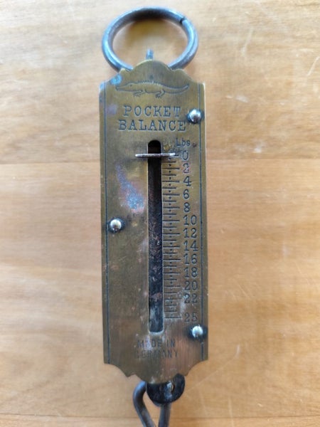 Collectable Antique Pocket Balance - Made in Germany, Up to 25Lbs Carousel 2