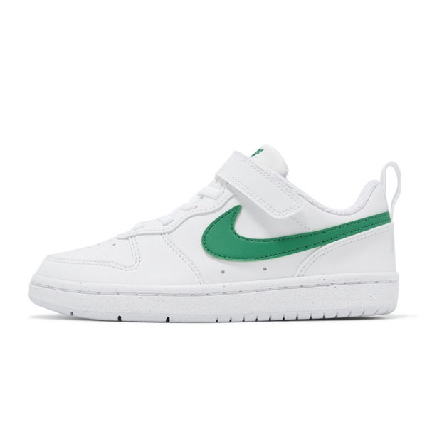 Nike Court Borough Low Recraft PS White Stadium Green Kids Preschool DV5457-109 Carousel 1