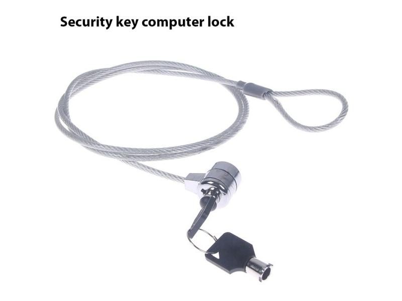 Laptop Lock Key Lock 1.2m Long Thick Anti Shear Steel Wire Lock Secure And Carousel 1