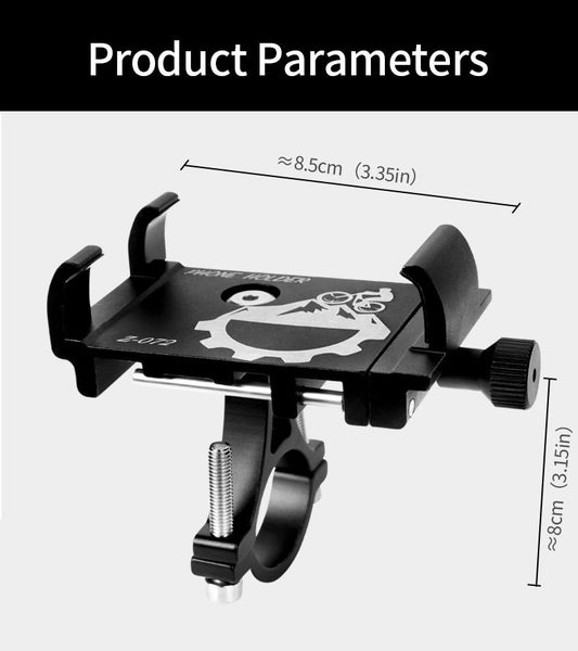 $5 Res ~ Adjustable Aluminum Motorbike Bicycle Bike Phone Holder Mount Handlebar Carousel 2