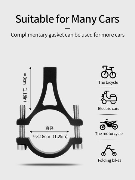 $5 Res ~ Adjustable Aluminum Motorbike Bicycle Bike Phone Holder Mount Handlebar Carousel 9