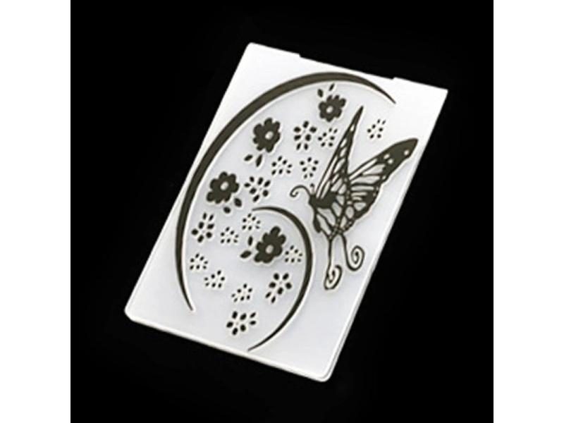 3D Embossing Folder Transparent Embossing Plastic Plates Design For DIY Paper Carousel 1