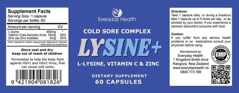 Lysine+ Cold Sore Complex Carousel 2