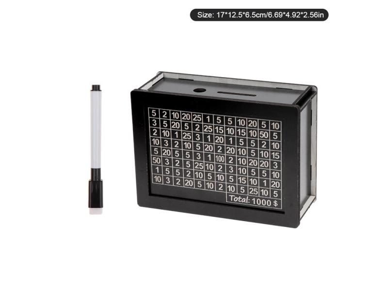 Reusable Piggy Bank With Money Goal Counter For Saving Carousel 1