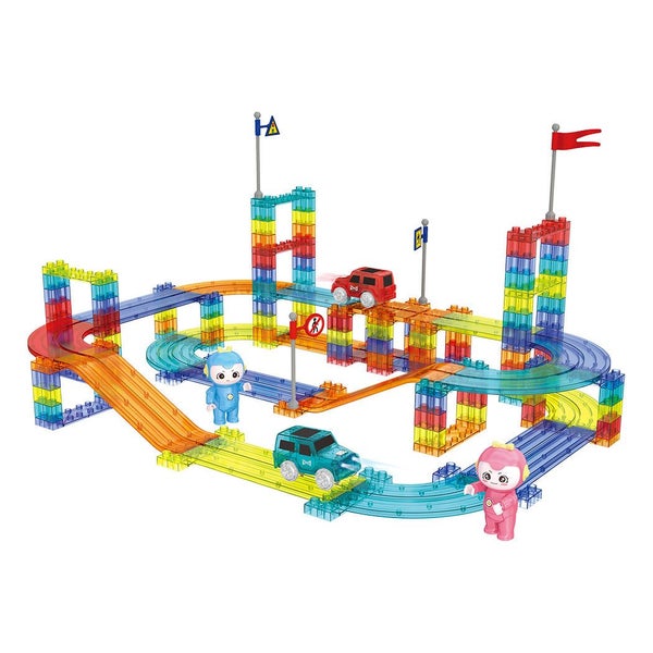 Kids Magnetic Tiles Blocks Carousel 1