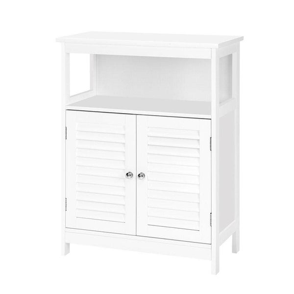 Artiss Buffet Sideboard Cabinet Kitchen Bathroom Storage Cupboard Hallway White Carousel 1