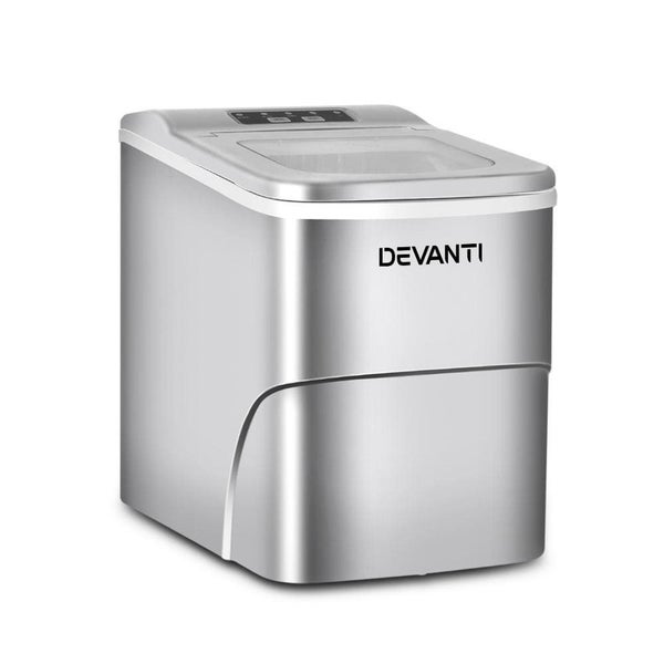 Devanti Portable Ice Cube Maker - Silver Carousel 1