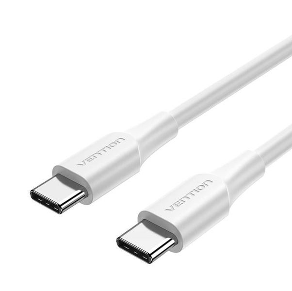 Vention USB 2.0 C Male to C Male 3A Cable 1.5M White Carousel 1