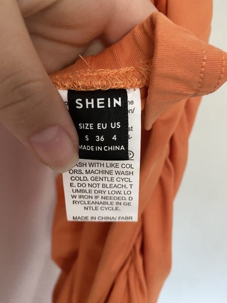 orange ruched skirt Carousel 2