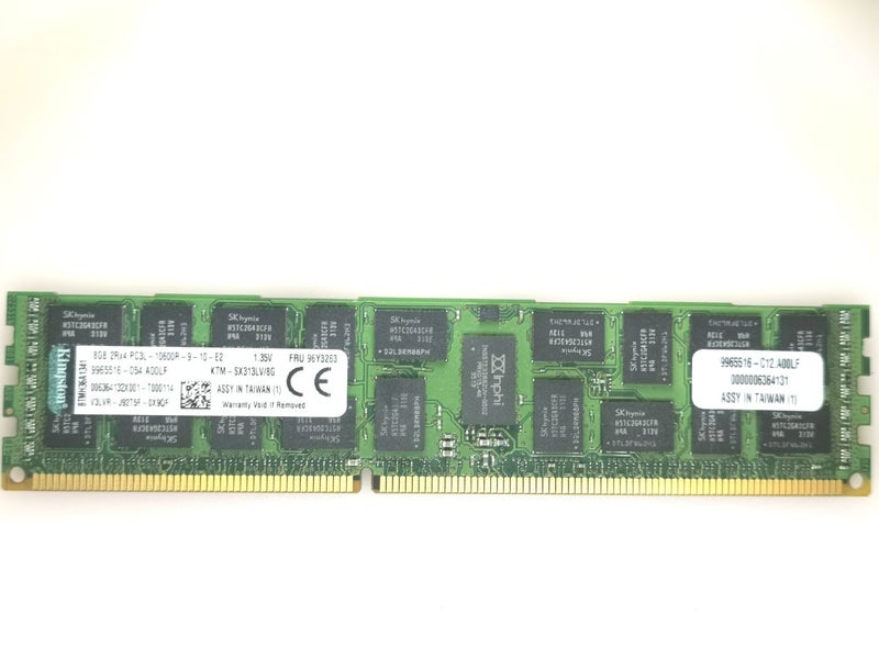 8GB DDR3 Ram 1333MHz ECC Kingston KTM-SX313LV/8G Carousel 1