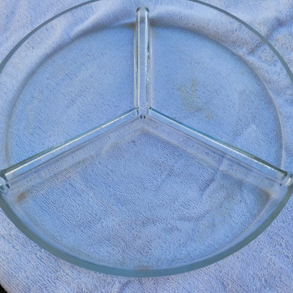 Glass Divided Dish Carousel 1