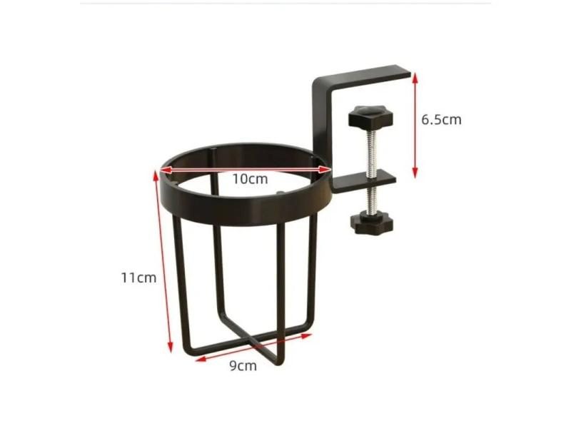 Home Clip On Table Cup Holder Horizontal Vertical Mount Anti Spill Office Carousel 1