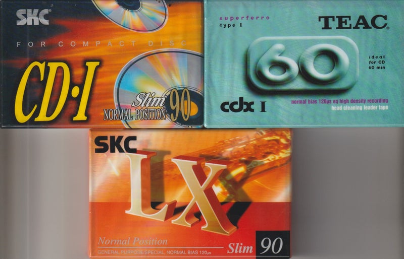 Blank Cassettes x3 [Brand New] Carousel 1
