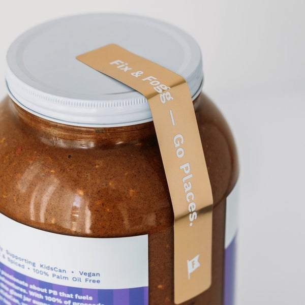 LIMITED EDITION GIANT JAR OF FIX & FOGG FRUIT TOAST PEANUT BUTTER, FOR KIDSCAN? Carousel 2