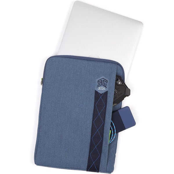 STM Street Ridge Laptop Sleeve for 15"-16" MacBook & Laptops - Blue Carousel 2