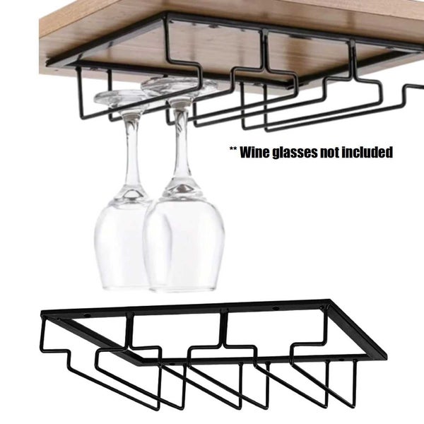 Wine Glass Holder Bar Kitchen Wine Storage Cabinet Rack *Local Buy* Carousel 1
