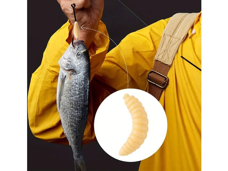 PTN NEW Soft Artificial Bread Worm Fishing Lure Sale Sale Sale Carousel 10