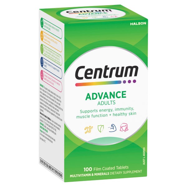 Centrum Advance Adults 100 Tablets Carousel 1