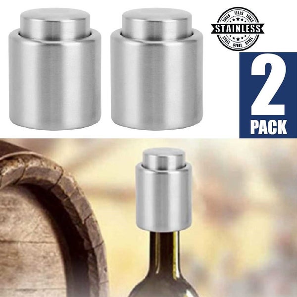 Brand New 2Pack Wine Stopper with Vacuum Pump Sealer *Sale NOW* Carousel 1