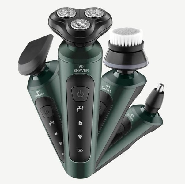 Electric Shaver Set 9D Rechargable Waterproof 4 IN 1 Carousel 1