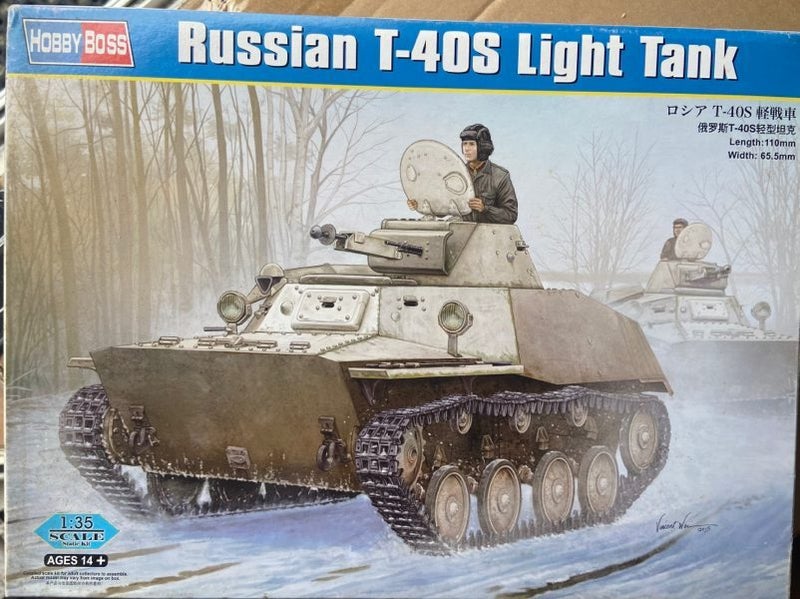 Russian T-40S Light Tank HobbyBoss | No. 83826 | 1:3564222619945601110