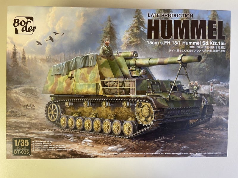 Border Model 1/35 Hummel Sd.Kfz.165 Late (BT-035)64183230767618110