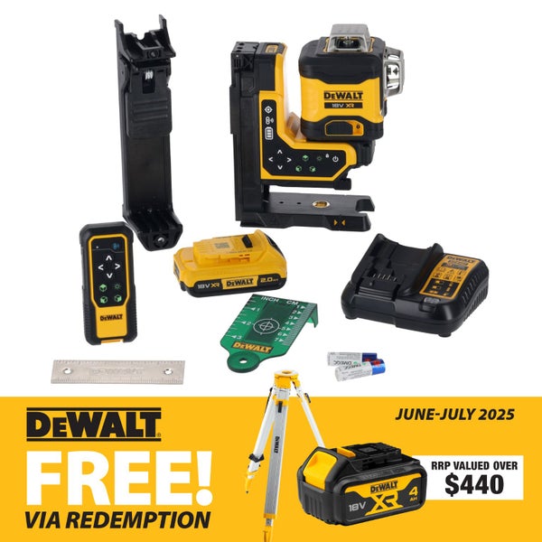 DeWalt Cross Line Laser 3X360 Remote Controlled 18 Carousel 1
