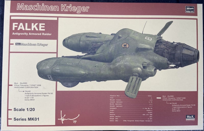 Falke Antigravity Armored Raider Pkf.85 Hasegawa | No. 64001 | 1:20 Carousel 1