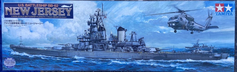 US Battleship USS New Jersey BB-62 w/details Tamiya | No. 78028 | 1:350 Carousel 1