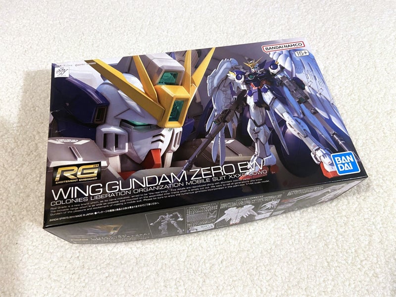 Brand New Unopen BANDAI RG 17 1/144 XXXG-00W0 WING GUNDAM ZERO EW Carousel 1