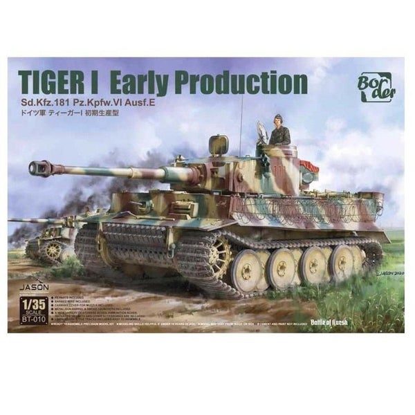 Pz.Kpfw.VI Ausf.E Sd.Kfz.181 Tiger I Early Production Border Model BT-010 1:3564224736184195110