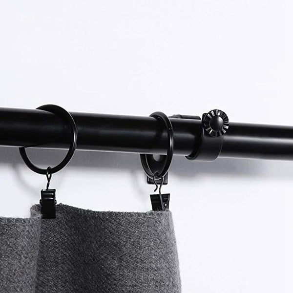 Adjustable Curtain Rod Brackets 20-28mm Curtain Rod Bracket (black) 2pcs Carousel 5