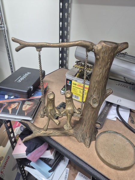copper art two forms on a swing $1!!! Carousel 5